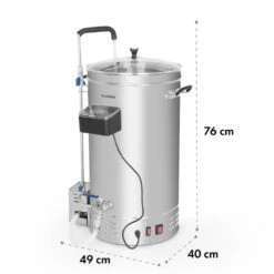 Brauheld Pro Maischekessel 2500W 35L 30-100°C Umwälzpumpe Edelstahl -Haushaltsgeräte Geschäft 10034587 yy 0009 logo Klarstein Brauheld Pro Maischekessel 35 Liter