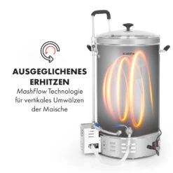 Brauheld Pro Maischekessel 3300W 45L 30-100°C Umwälzpumpe Edelstahl -Haushaltsgeräte Geschäft 10034588 de 0004 logo