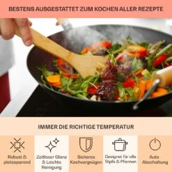 EasyCook Keramikkochfeld 6100W Drehregler Schwarz -Haushaltsgeräte Geschäft 10034604 de 0005 usp
