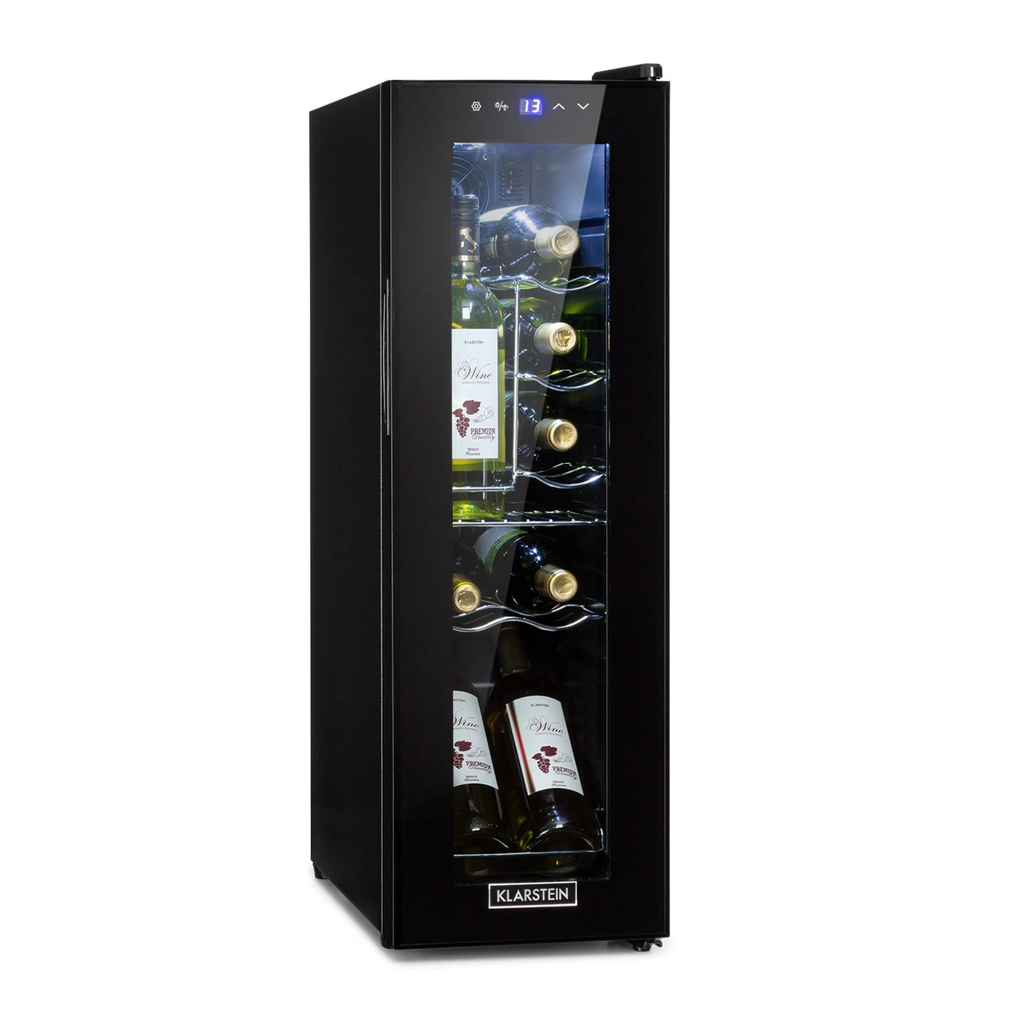 Shiraz 12 Slim Uno Weinkühlschrank 32l/12Fl.Touch 85 W 5-18 °C LED 1 Shiraz 12 Slim Uno Weinkühlschrank 32l/12Fl.Touch 85 W 5-18 °C LED
