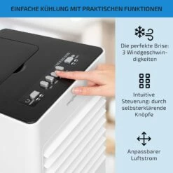 Freshboxx 3-in-1 Luftkühler 65 W 360 M³/h 6 Liter 2 Kühlakkus Mobil -Haushaltsgeräte Geschäft 10034629 de 0004 usp
