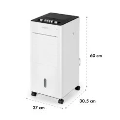 Freshboxx 3-in-1 Luftkühler 65 W 360 M³/h 6 Liter 2 Kühlakkus Mobil -Haushaltsgeräte Geschäft 10034629 yy 0007 dimensions