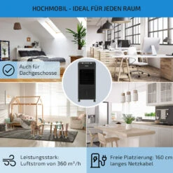 Freshboxx 3-in-1 Luftkühler 65 W 360 M³/h 6 Ltr Oszillation Mobil 12 Freshboxx 3-in-1 Luftkühler 65 W 360 M³/h 6 Ltr Oszillation Mobil -Haushaltsgeräte Geschäft 10034630 de 0005 usp