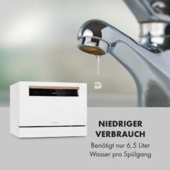 Lagoona Geschirrspülmaschine 1380W 6,5L 6 Gedecke Touch -Haushaltsgeräte Geschäft 10034631 de 0007 logo