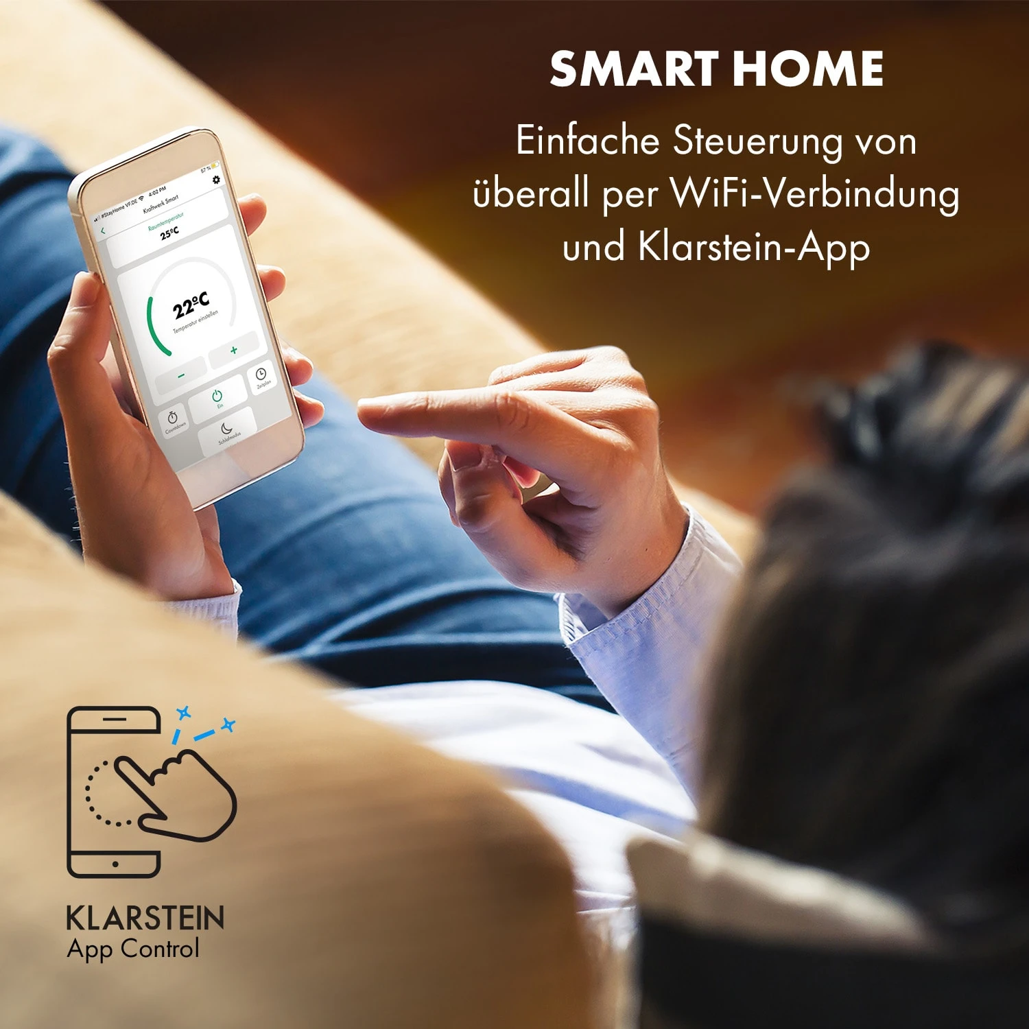 Kraftwerk Smart 10K Klimaanlage 3-in-1 10000 BTU App Fernbedienung 2 Kraftwerk Smart 10K Klimaanlage 3-in-1 10000 BTU App Fernbedienung – Bild 2