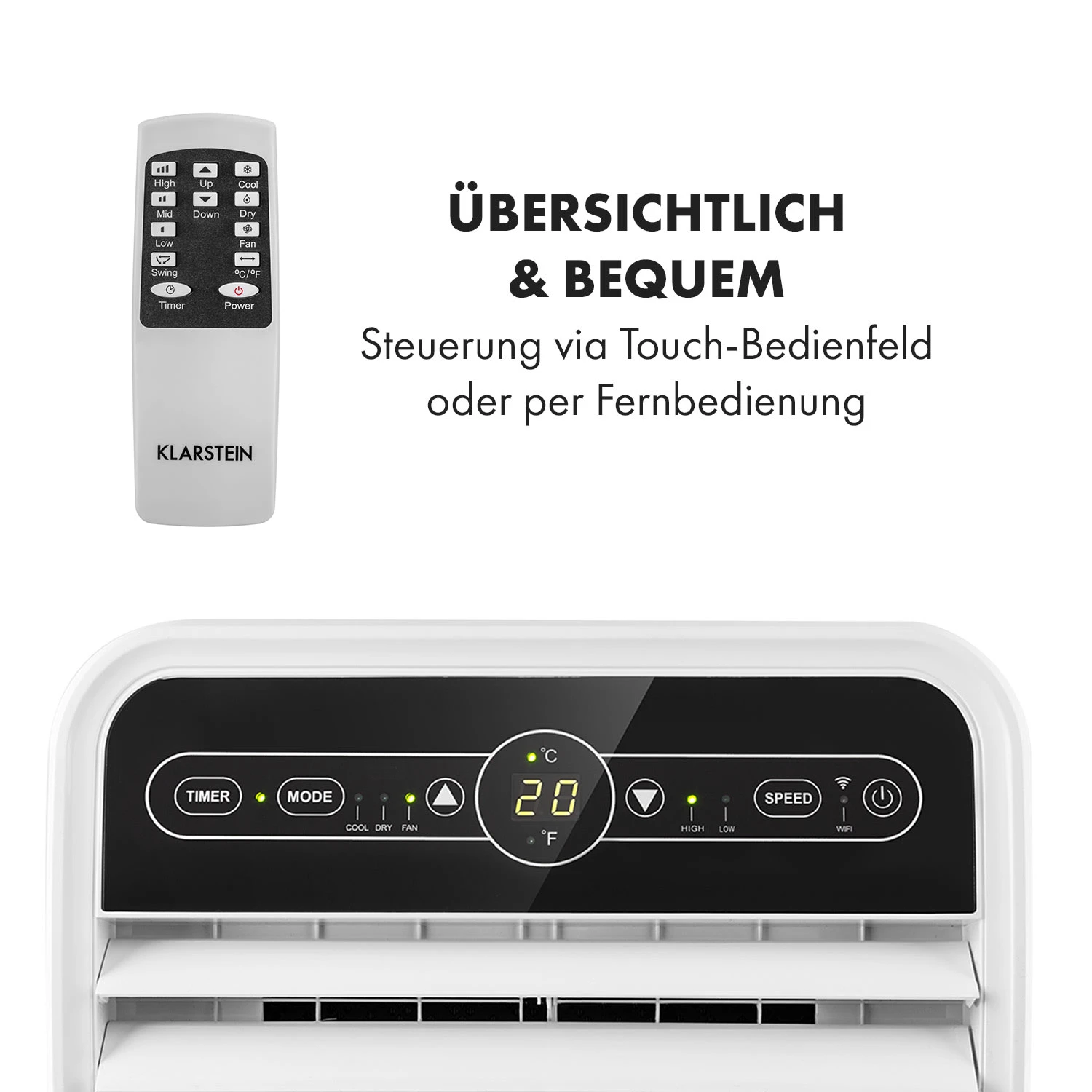 Metrobreeze New York 7k Mobile Klimaanlage 2,05kW 7000BTU EEC A Fernbedienung 5 Metrobreeze New York 7k Mobile Klimaanlage 2,05kW 7000BTU EEC A Fernbedienung – Bild 5