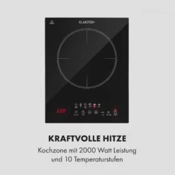 Cook N Roll Induktionskochfeld 2000W Timer 10 Stufen Bratenthermometer -Haushaltsgeräte Geschäft 10034708 de 0005 logo