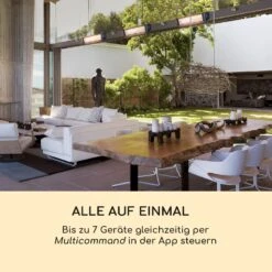 Smartwave Infrarot-Heizstrahler Carbonröhre 2400W WiFi Appsteuerung -Haushaltsgeräte Geschäft 10034761 de 0006 logo