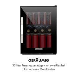 Beersafe M Onyx Kühlschrank 33 Liter 2 Böden Panoramaglastür -Haushaltsgeräte Geschäft 10034847 de 0004 logo