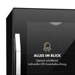 Beersafe M Onyx Kühlschrank 33 Liter 2 Böden Panoramaglastür -Haushaltsgeräte Geschäft 10034847 de 0006 logo