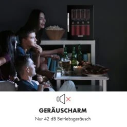 Beersafe M Onyx Kühlschrank 33 Liter 2 Böden Panoramaglastür -Haushaltsgeräte Geschäft 10034847 de 0008 logo