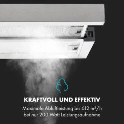 Viola Dunstabzugshaube Edelstahl 59,6 Cm 612m³/h EEK A Silber -Haushaltsgeräte Geschäft 10034862 de 0004 logo