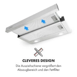 Viola Dunstabzugshaube Edelstahl 59,6 Cm 612m³/h EEK A Silber -Haushaltsgeräte Geschäft 10034862 de 0006 logo