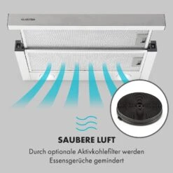 Viola Dunstabzugshaube Edelstahl 59,6 Cm 612m³/h EEK A Silber -Haushaltsgeräte Geschäft 10034862 de 0007 logo