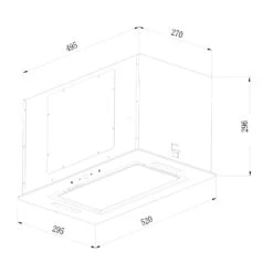 Hektor Eco Dunstabzugshaube Lüfterbaustein 52 Cm 566 M³/h Touch Glas 14 Hektor Eco Dunstabzugshaube Lüfterbaustein 52 Cm 566 M³/h Touch Glas -Haushaltsgeräte Geschäft 10034864 yy 0007 logo Klarstein Hektor Eco Luefterbaustein schwarz