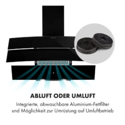 Antonia Dunstabzugshaube Kopffrei 90cm 350m³/h Touch-Bedienfeld Glas 13 Antonia Dunstabzugshaube Kopffrei 90cm 350m³/h Touch-Bedienfeld Glas -Haushaltsgeräte Geschäft 10034868 de 0003 logo