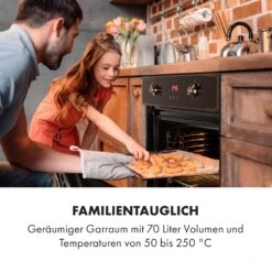 Elizabeth Einbaubackofen Retro 2200 Watt 70l Messingoptik Display -Haushaltsgeräte Geschäft 10034880 de 0003 logo