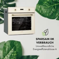 Elizabeth Einbaubackofen Retro 2200W 70L 50 - 250 °C Timer Display -Haushaltsgeräte Geschäft 10034881 de 0007 logo