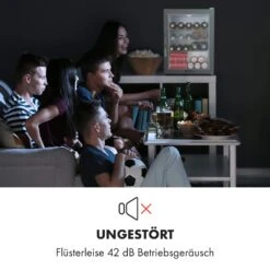 Beersafe XL Crystal White Kühlschrank 60 Liter 4 Böden Panoramaglastür Edelstahl -Haushaltsgeräte Geschäft 10034892 de 0008 logo