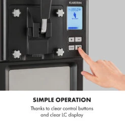 Sweet Sundae Eiscrememaschine Kompressor 1,5l Edelstahl Schwarz 16 Sweet Sundae Eiscrememaschine Kompressor 1,5l Edelstahl Schwarz -Haushaltsgeräte Geschäft 10034911 uk 0007 logo Klarstein Sahnehaeubchen Eiscrememaschine schwarz