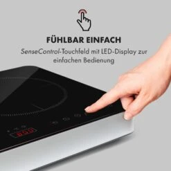 Cookio Kochfeld Induktion Freistehend 3500 W Bis 240 °C Glaskeramik -Haushaltsgeräte Geschäft 10034949 de 0003 logo