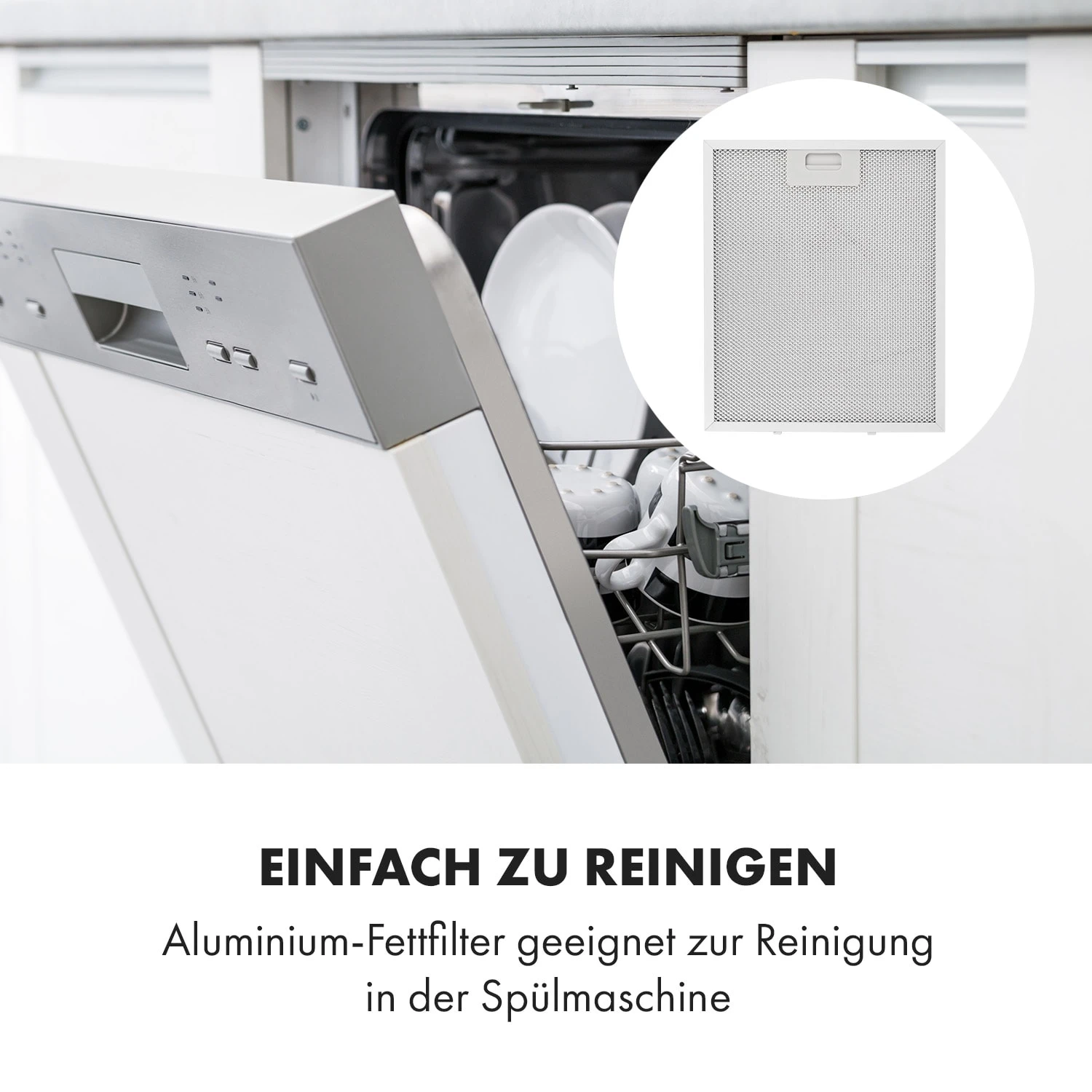 Contempo Neo Unterbau-Dunstabzugshaube 60cm 175m³/h LED Edelstahl Acryl Weiß 5 Contempo Neo Unterbau-Dunstabzugshaube 60cm 175m³/h LED Edelstahl Acryl Weiß – Bild 5