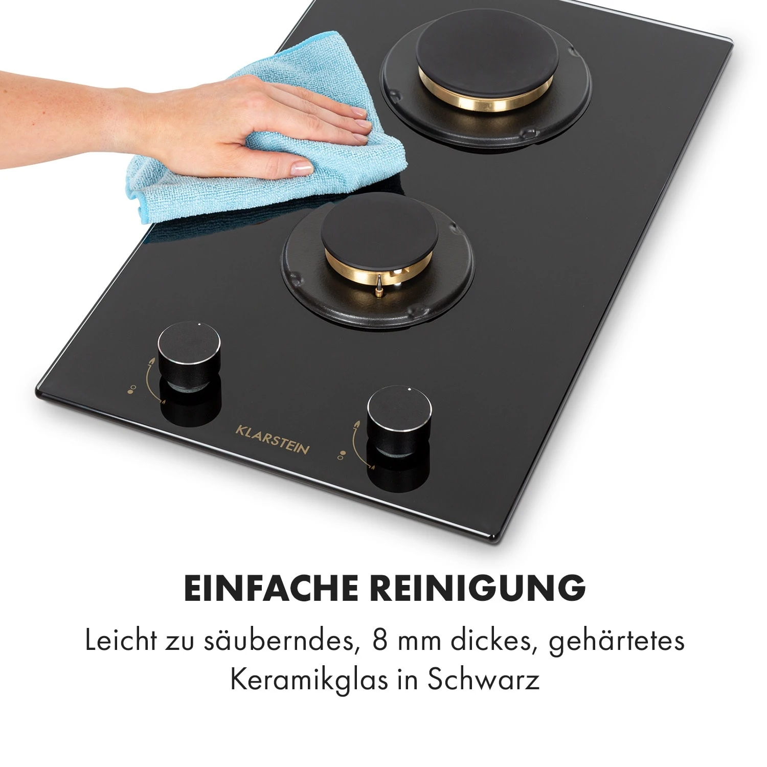 Goldflame Domino Gaskochfeld 2-flammig Messing-Brenner Glaskeramik 8 Goldflame Domino Gaskochfeld 2-flammig Messing-Brenner Glaskeramik – Bild 8