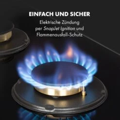 Goldflame 4 Gaskochfeld 4-flammig Messing-Brenner Glaskeramik Schwarz 14 Goldflame 4 Gaskochfeld 4-flammig Messing-Brenner Glaskeramik Schwarz -Haushaltsgeräte Geschäft 10034972 de 0005 logo