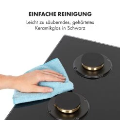 Goldflame 4 Gaskochfeld 4-flammig Messing-Brenner Glaskeramik Schwarz 17 Goldflame 4 Gaskochfeld 4-flammig Messing-Brenner Glaskeramik Schwarz -Haushaltsgeräte Geschäft 10034972 de 0008 logo