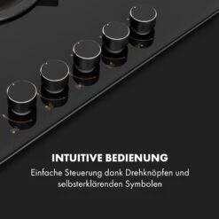 Goldflame 5 Gaskochfeld 5-flammig Messing-Brenner Glaskeramik Schwarz 12 Goldflame 5 Gaskochfeld 5-flammig Messing-Brenner Glaskeramik Schwarz -Haushaltsgeräte Geschäft 10034973 de 0004 logo