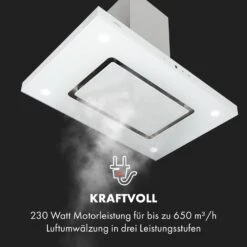 Valeria Inselhaube 90cm 650m³/h Touch EEC A LED Glas Edelstahl 15 Valeria Inselhaube 90cm 650m³/h Touch EEC A LED Glas Edelstahl -Haushaltsgeräte Geschäft 10034974 de 0006 logo