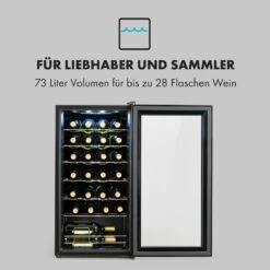 Shiraz 28 Uno Weinkühlschrank 74l 28Fl Touch-Bedienfeld 5-18°C 12 Shiraz 28 Uno Weinkühlschrank 74l 28Fl Touch-Bedienfeld 5-18°C -Haushaltsgeräte Geschäft 10035029 de 0003 logo