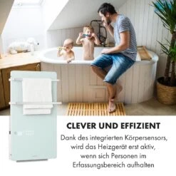 Hot Spot Crystal Flow Badheizer 45x82cm 36m² 2000W 5-40°C LED -Haushaltsgeräte Geschäft 10035035 de 0004 logo