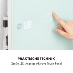 Hot Spot Crystal Flow Badheizer 45x82cm 36m² 2000W 5-40°C LED -Haushaltsgeräte Geschäft 10035035 de 0005 logo
