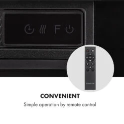 Vulsini Elektro-Kamin 1900 W LED-Technik Fernbedienung -Haushaltsgeräte Geschäft 10035037 uk 0004 logo Klarstein Vulsini Elektrischer Kamin schwarz