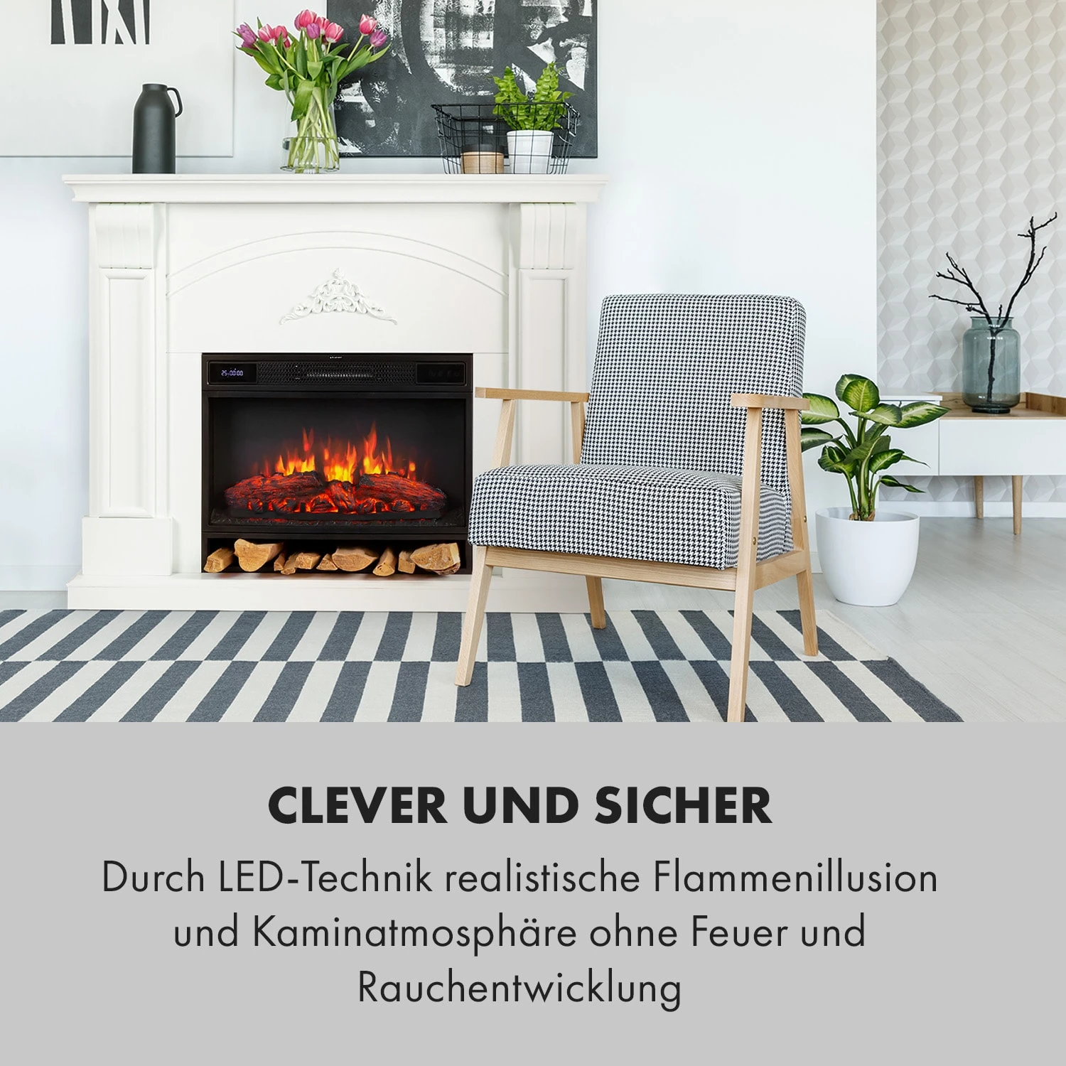 Vulsini Dawn Elektrokamin 1900 W LED-Technik Fernbedienung 2 Vulsini Dawn Elektrokamin 1900 W LED-Technik Fernbedienung – Bild 2