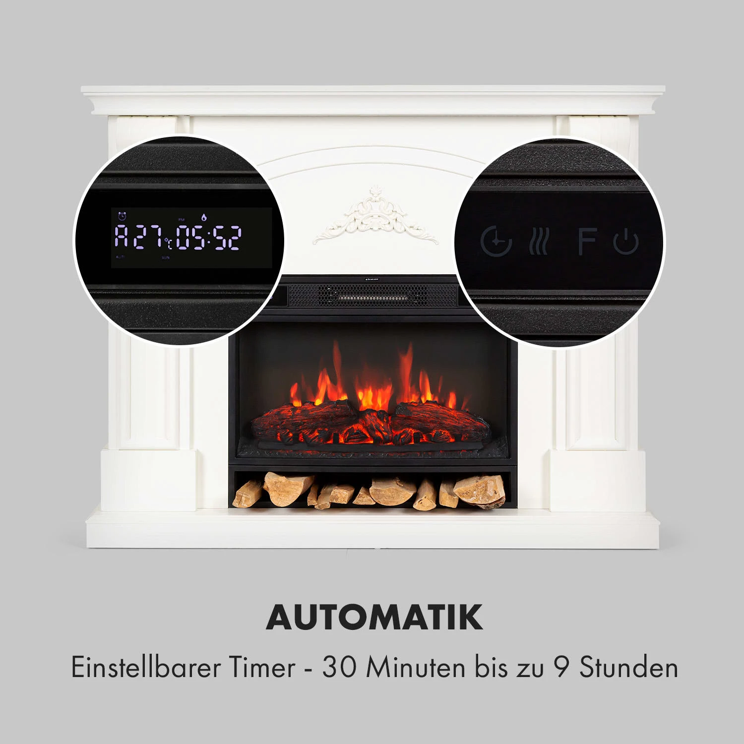 Vulsini Dawn Elektrokamin 1900 W LED-Technik Fernbedienung 3 Vulsini Dawn Elektrokamin 1900 W LED-Technik Fernbedienung – Bild 3