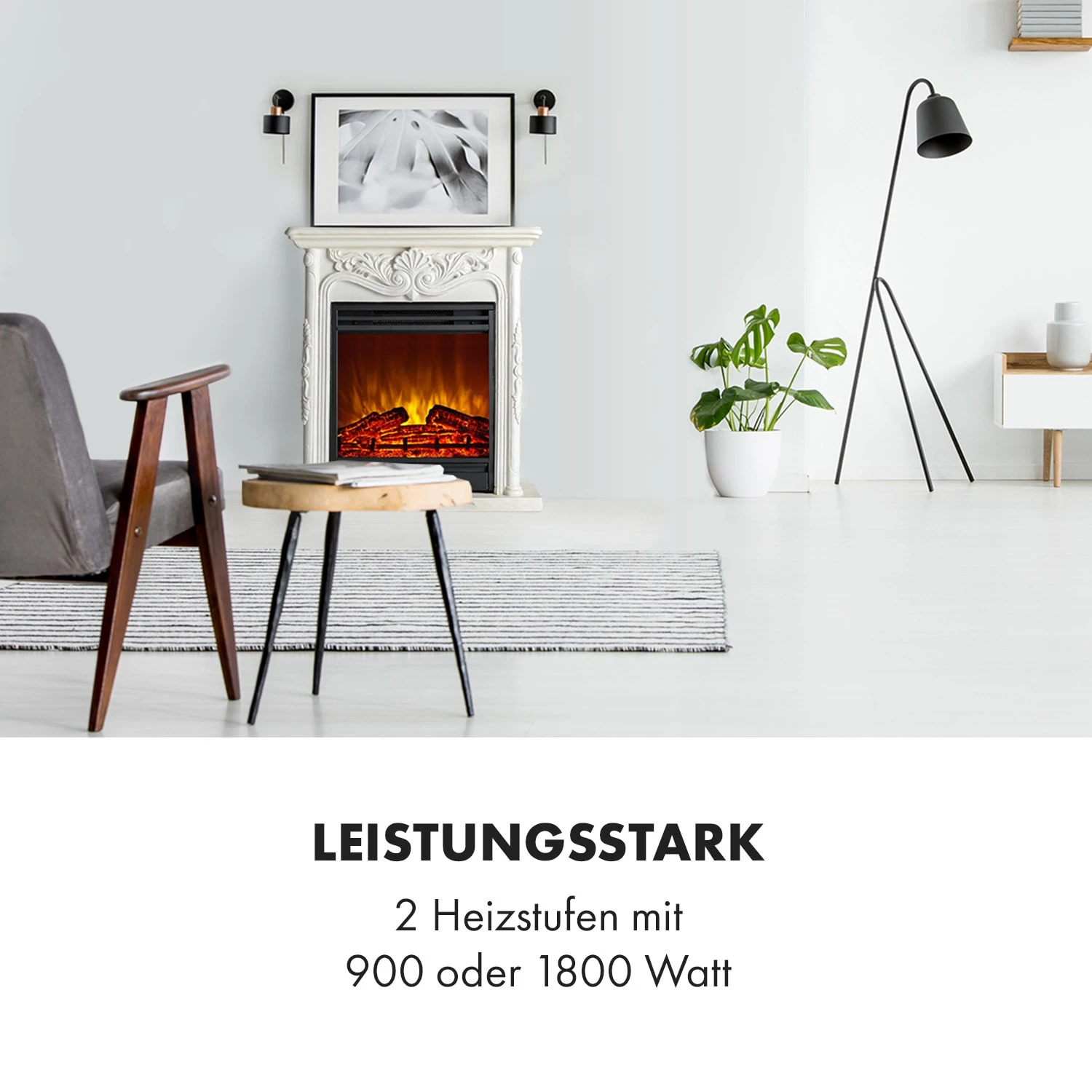 Etna Pozzolana Elektrokamin 1800W Wochentimer Fernbedienung 2 Etna Pozzolana Elektrokamin 1800W Wochentimer Fernbedienung – Bild 2