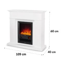 Kamini FXL Elektrischer Kamin Kamineinsatz 1000/2000W 2W LED -Haushaltsgeräte Geschäft 10035058 yy 0008 dimensions