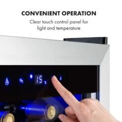 Vinamour 48 Uno Weinkühlschrank 128l 48Fl 3 Einschübe 4-18°C -Haushaltsgeräte Geschäft 10035066 yy 0006 logo Klarstein Vinamour 48 Uno Weinkuehlschrank