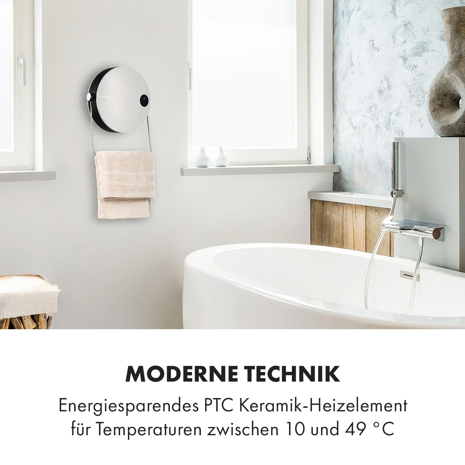 Hot Spot Pebble Heizlüfter 2000W Handtuchtrockner Timer Fernbedienung 8 Hot Spot Pebble Heizlüfter 2000W Handtuchtrockner Timer Fernbedienung – Bild 8