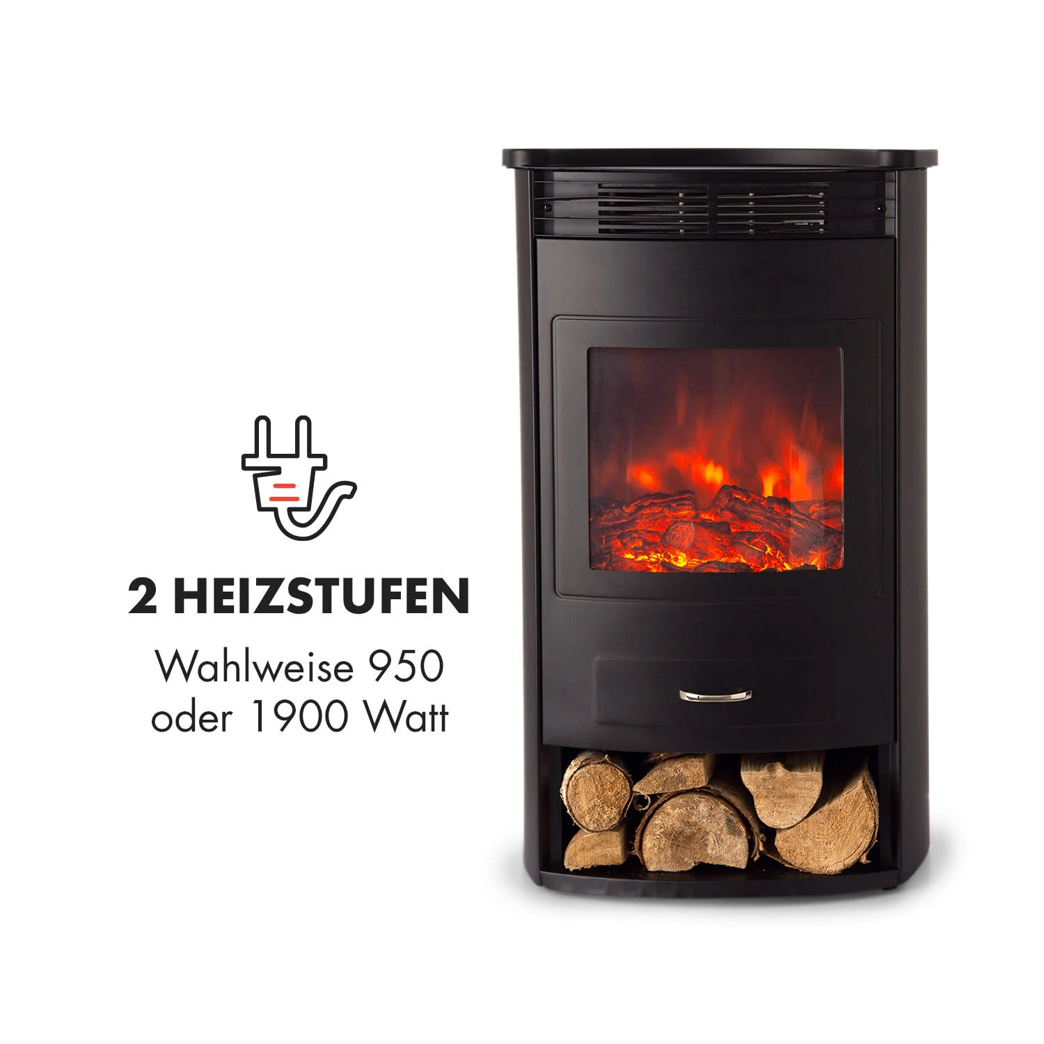 Bormio Smart Elektrokamin 950/1900W Thermostat Wochentimer 4 Bormio Smart Elektrokamin 950/1900W Thermostat Wochentimer – Bild 4