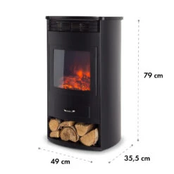 Bormio Smart Elektrokamin 950/1900W Thermostat Wochentimer 19 Bormio Smart Elektrokamin 950/1900W Thermostat Wochentimer -Haushaltsgeräte Geschäft 10035086 yy 0010 logo Klarstein Bormio Smart schwarz