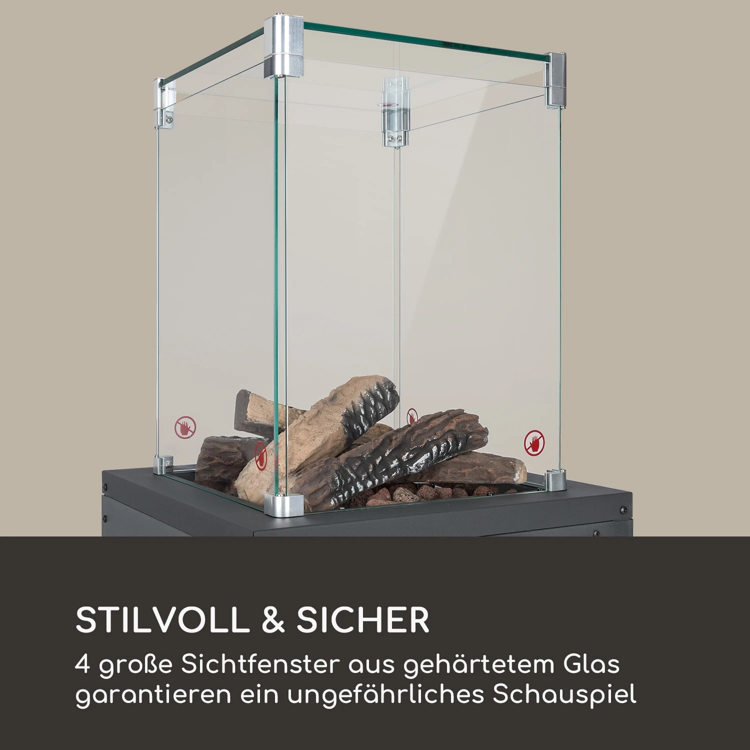 Flagranti Crystal View Gasheizstrahler 8kW Edelstahl 5 Flagranti Crystal View Gasheizstrahler 8kW Edelstahl – Bild 5
