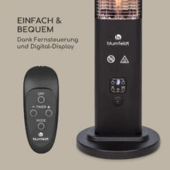 Heat Guru Plus Outdoor Heizstrahler 1200W 3 Heizstufen Fernbedienung -Haushaltsgeräte Geschäft 10035095 de 0006 logo