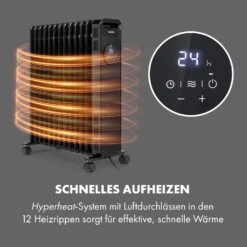 Thermaxx Heatstream Ölradiator 2500W 5-35 °C, 24h-Timer -Haushaltsgeräte Geschäft 10035109 de 0004 logo