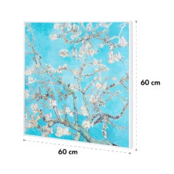 Wonderwall Air Art Smart Infrarotheizung 60x60cm 350W Wandinstallation App-Steuerung Mandelblüten -Haushaltsgeräte Geschäft 10035112 yy 0009 logo Klarstein Wonderwall Air Art Smart 350W 60x60 Blsm