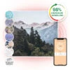 Wonderwall Air Art Smart Infrarotheizung 60x60cm 350W Wandinstallation App-Steuerung Berge