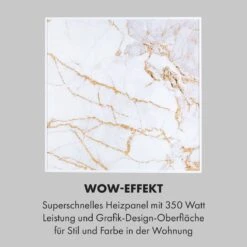 Wonderwall Air Art Smart Infrarotheizung 60x60cm 350W Wandinstallation App-Steuerung Marmor I -Haushaltsgeräte Geschäft 10035115 de 0005 logo