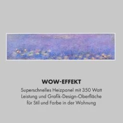 Wonderwall Air Art Smart Infrarotheizung 120x30cm 350W Wandinstallation App-Steuerung Seerosen -Haushaltsgeräte Geschäft 10035119 de 0005 logo